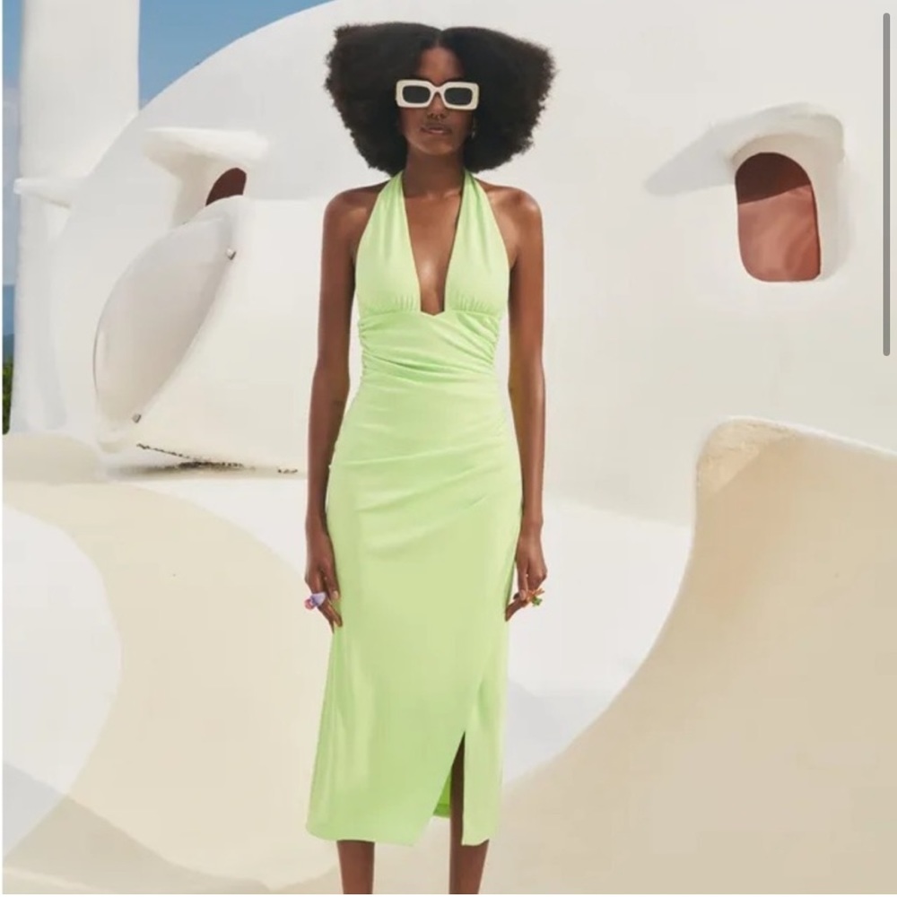 Zara Lime Green Dress